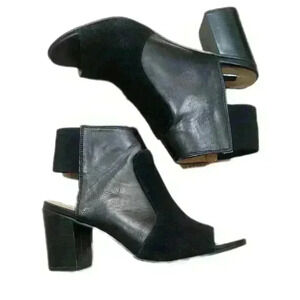 Kensia Esther Leather Suede Pumps, Black, Women's 8